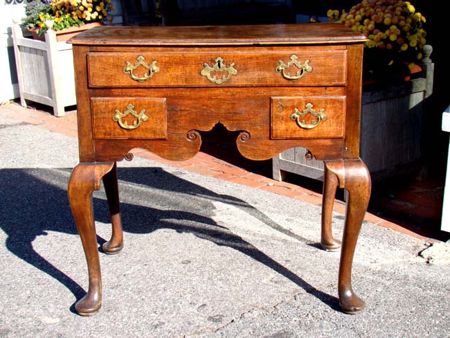An English George I period walnut and oak Dressing Table circa 1720